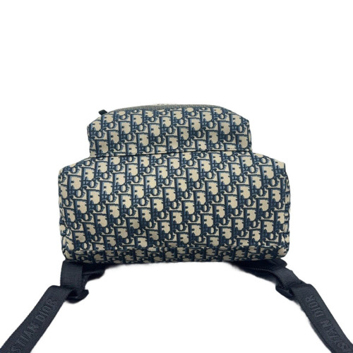 Dior Diortravel Backpack Oblique Beige Black Navy