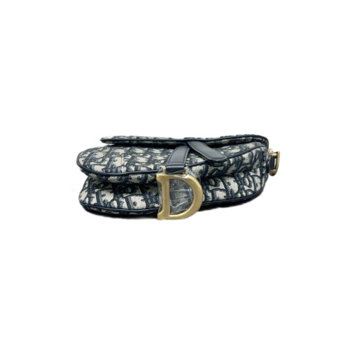 Dior Small Saddle Bag Oblique Black Beige Navy Dior Small Saddle Bag Oblique Black Beige Navy