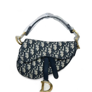 Dior Small Saddle Bag Oblique Navy Beige Black Dior Small Saddle Bag Oblique Navy Beige Black
