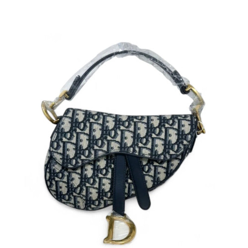 Dior Small Saddle Bag Oblique Navy Beige Black Dior Small Saddle Bag Oblique Navy Beige Black