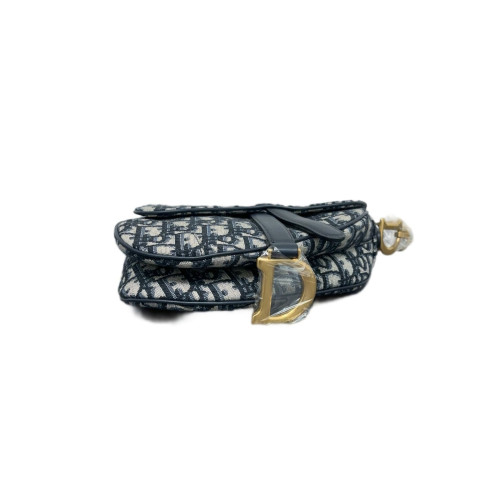Dior Small Saddle Bag Oblique Navy Beige Black Dior Small Saddle Bag Oblique Navy Beige Black