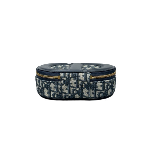 Dior Camera Case Oblique Navy Beige Black