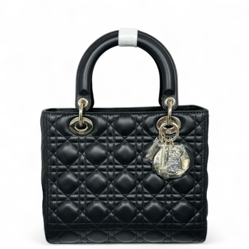 Dior Medium Lady Dior Lambskin Black Dior Medium Lady Dior Lambskin Black
