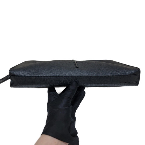 Dior Clutch Grained Calfskin Black