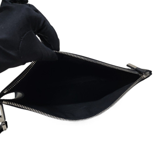 Dior Clutch Grained Calfskin Black