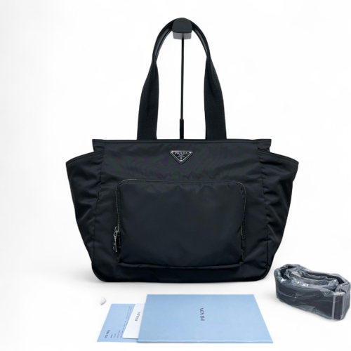 Prada Tote Bag Tessuto Nylon Black
