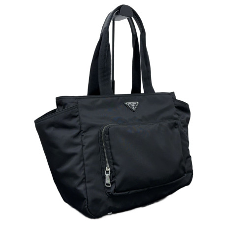 Prada Tote Bag Tessuto Nylon Black