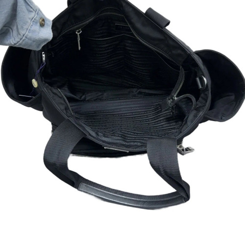 Prada Tote Bag Tessuto Nylon Black