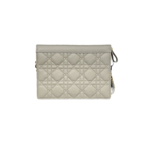 Dior Shoulder Bag Calfskin Light Grey Dior Shoulder Bag Calfskin Light Grey