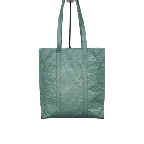 Prada Tote Bag Crumpled Lambskin Green