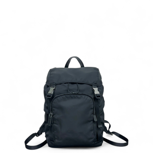 Prada Backpack Nylon Vela Black