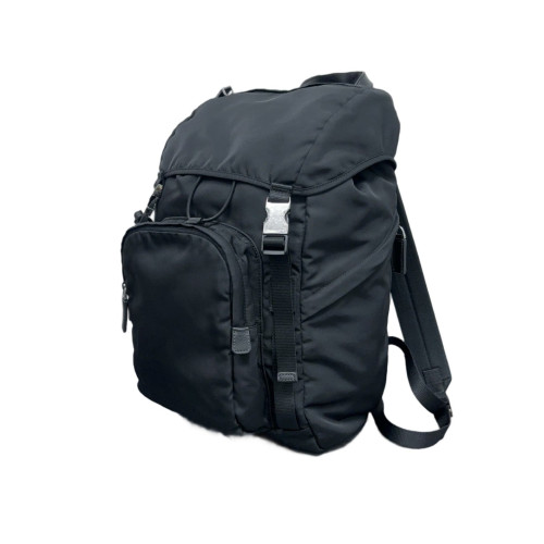Prada Backpack Nylon Vela Black