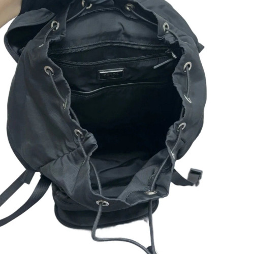 Prada Backpack Nylon Vela Black