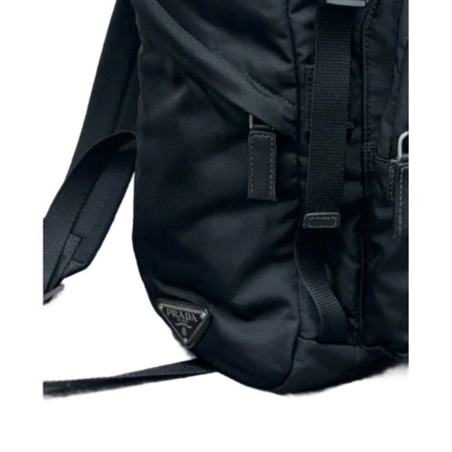 Prada Backpack Nylon Vela Black