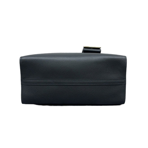 Prada Large Monochrome Tote Saffiano Calfskin Black