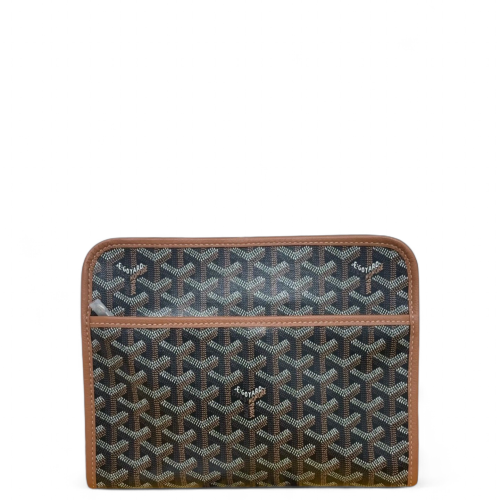 Goyard Toiletry Case Goyardine Black Brown