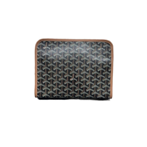 Goyard Toiletry Case Goyardine Black Brown