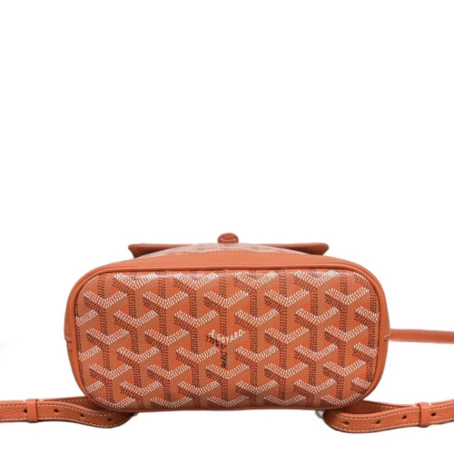 Goyard Backpack Goyardine Red Orange