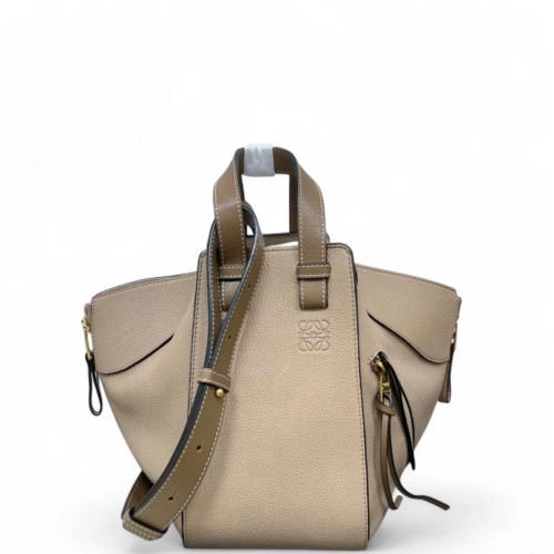 Loewe Small Hammock Grained Calfskin Beige Sahara