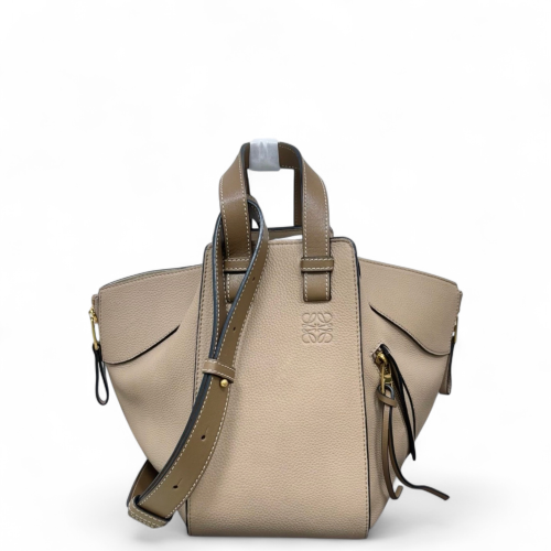Loewe Small Hammock Grained Calfskin Beige Sahara