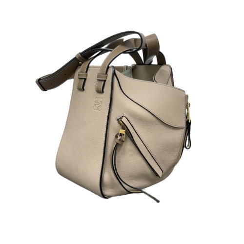 Loewe Small Hammock Grained Calfskin Beige Sahara