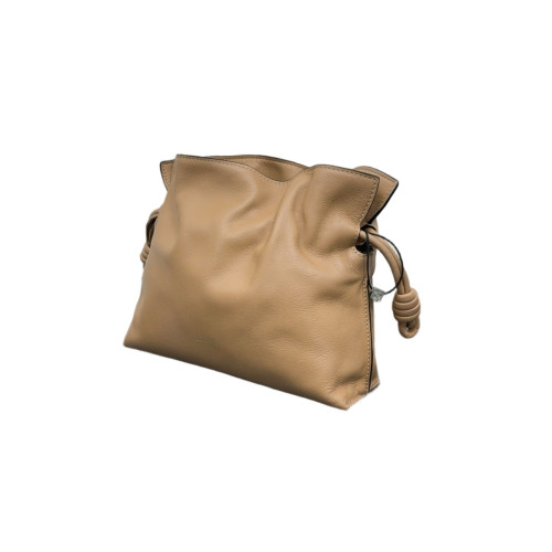 Loewe Flamenco Knot Clutch Calfskin Khaki