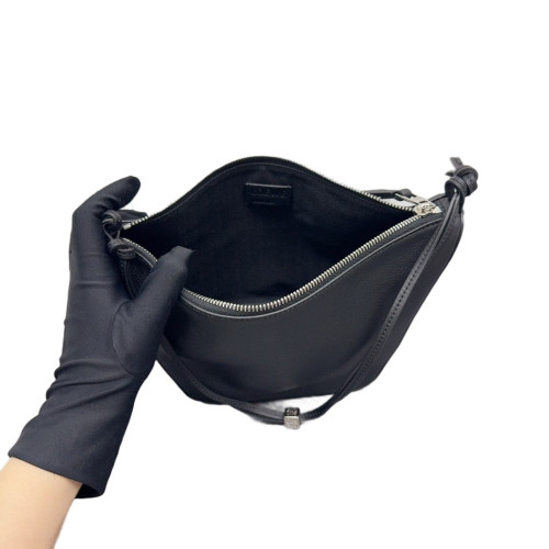Loewe Mini Hammock Hobo Calfskin Black