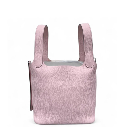 Hermes Picotin 18 Taurillon Clemence 5P Pink