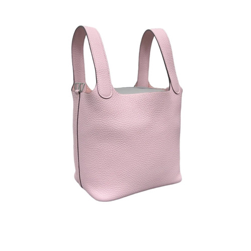 Hermes Picotin 18 Taurillon Clemence 5P Pink