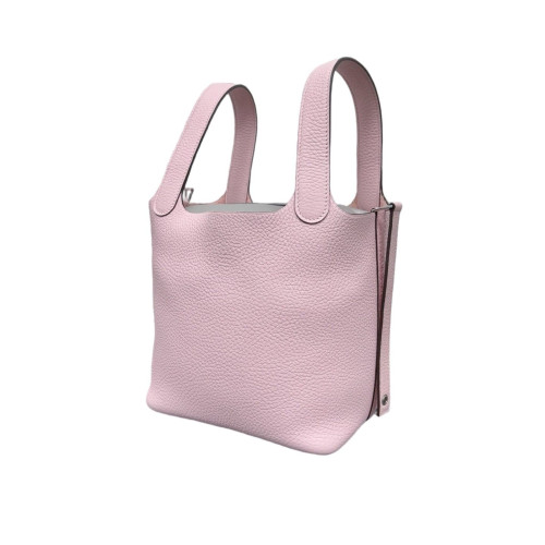 Hermes Picotin 18 Taurillon Clemence 5P Pink