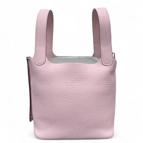 Hermes Picotin 18 Taurillon Clemence 5P Pink