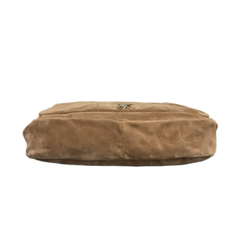 Yves Saint Laurent Jamie 4.3 Shoulder Bag Suede Gold Brown