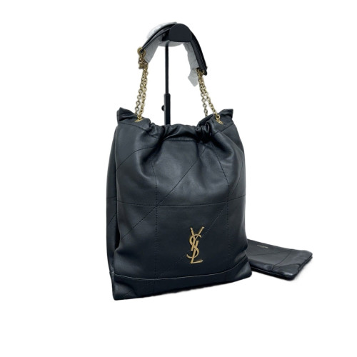 Yves Saint Laurent Tote Bag Lambskin Black