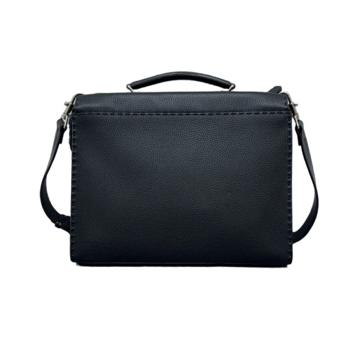 Fendi Selleria Peekaboo Fit Grained Calfskin Black