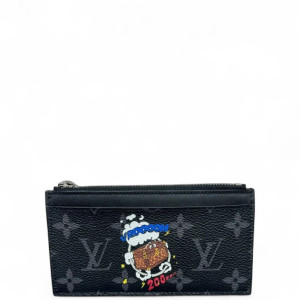 Louis Vuitton Card Holder Monogram Eclipse Black