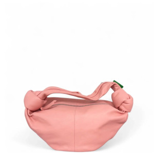 Bottega Veneta Mini Double Knot Nappa Peach Beige