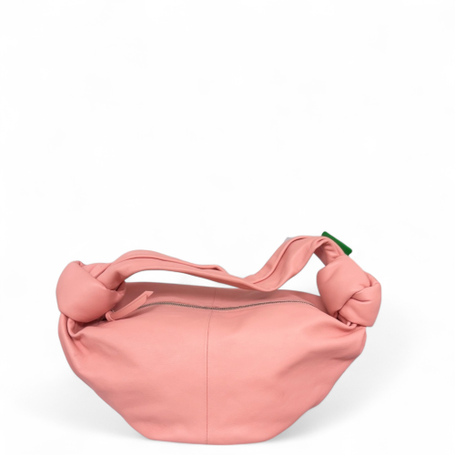 Bottega Veneta Mini Double Knot Nappa Peach Beige