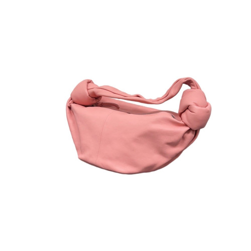 Bottega Veneta Mini Double Knot Nappa Peach Beige