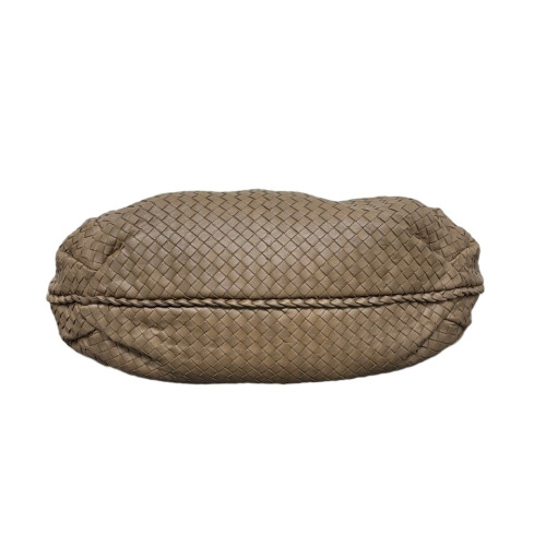 Bottega Veneta Maxi Veneta Hobo Calfskin Intrecciato Brown