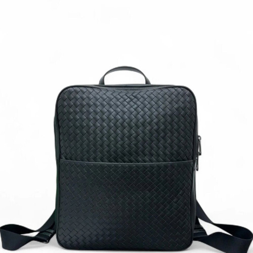 Bottega Veneta Backpack Calfskin Intrecciato Black