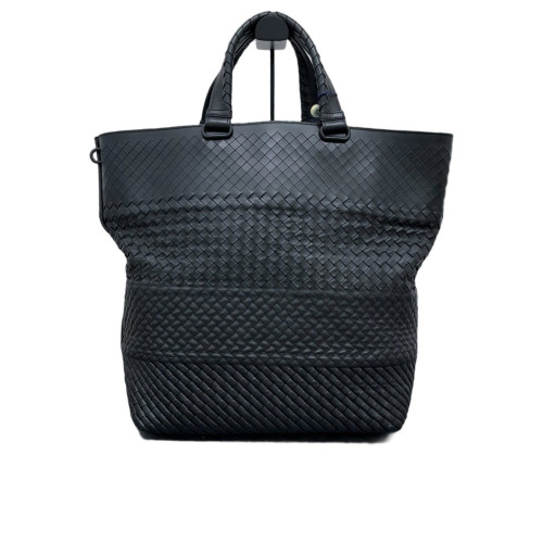 Bottega Veneta Tote Bag Calfskin Intrecciato Black