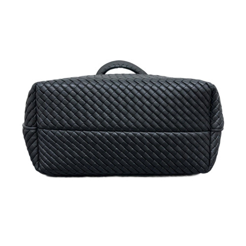 Bottega Veneta Tote Bag Calfskin Intrecciato Black