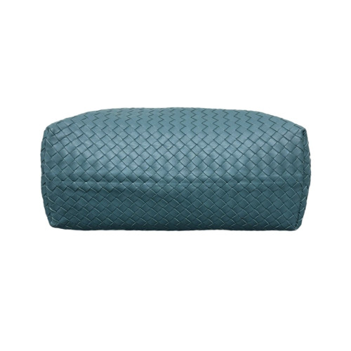 Bottega Veneta Medium Garda Tote Calfskin Intrecciato Teal