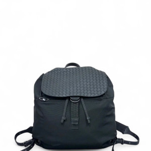 Bottega Veneta Backpack Nylon Black