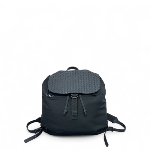 Bottega Veneta Backpack Nylon Black