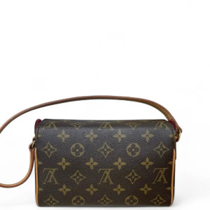 Louis Vuitton Recital Shoulder Bag Monogram Brown