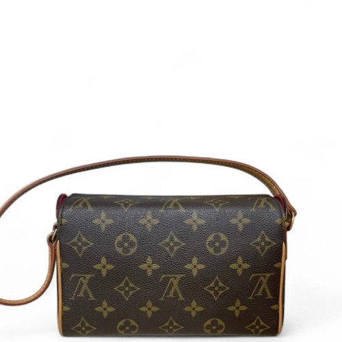 Louis Vuitton Recital Shoulder Bag Monogram Brown