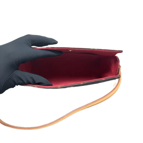 Louis Vuitton Recital Shoulder Bag Monogram Brown
