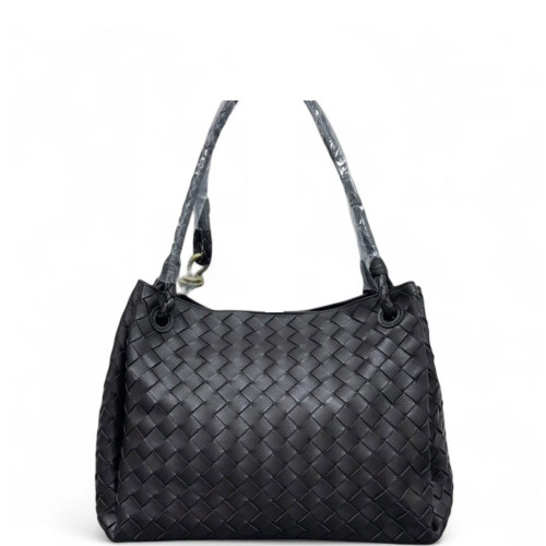 Bottega Veneta Tote Bag Calfskin Intrecciato Dark Chocolate Brown