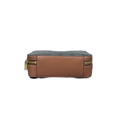 Celine Triomphe Crossbody Bag Triomphe Black Brown